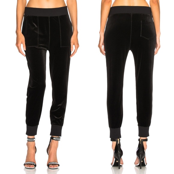 rag & bone Pants - Rag & Bone Scout Velvet Pant in Black